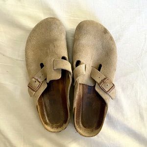 Birkenstock clog size 40 in taupe